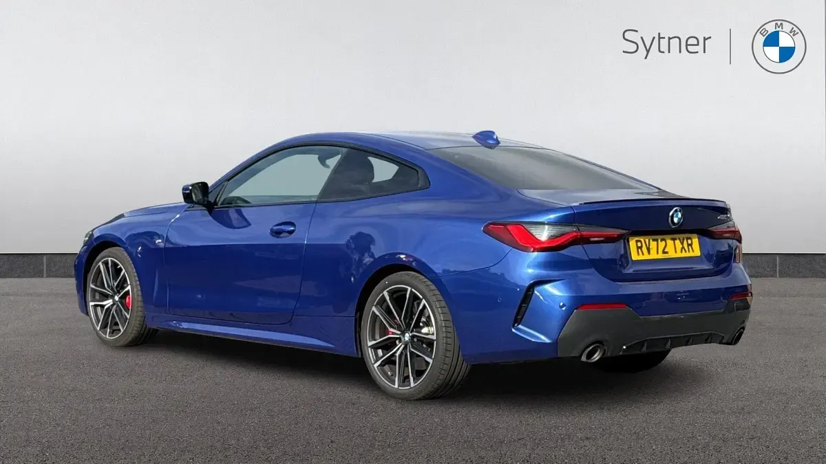 Used BMW 420 Coupé M Sport 181 HP (133 kW) 2022 Blue Coupe