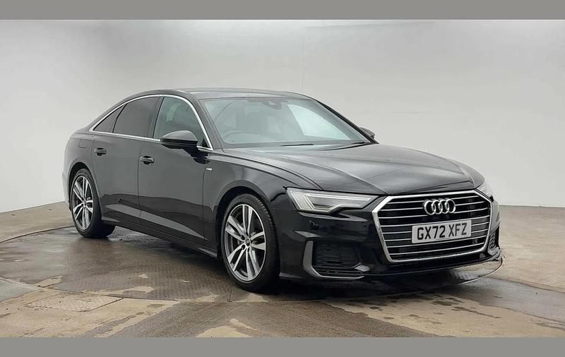 Mythos black Used 2022 Audi A6 S-Line Sedan | £24,190 (Fair price) - Image 1/4