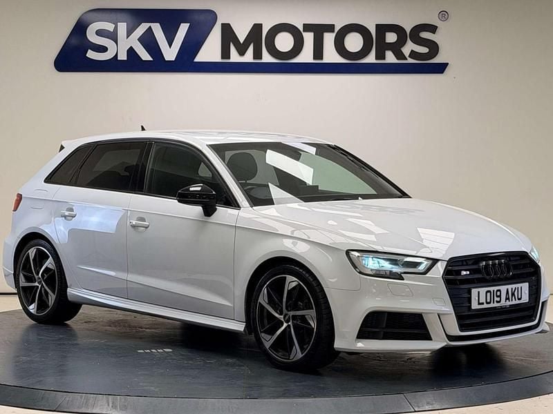Used Audi S3 Sportback Black Edition 2019 White Hatchback