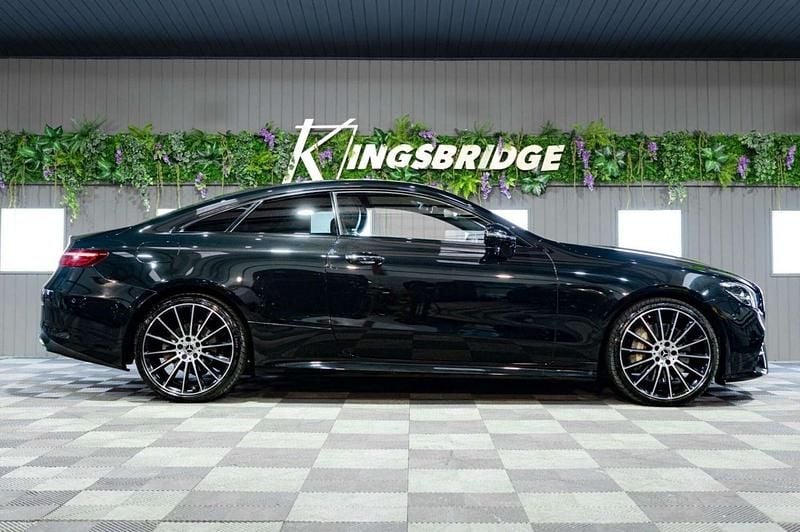 Used Mercedes E300 AMG line 258 HP (189 kW) 2022 Black Coupe