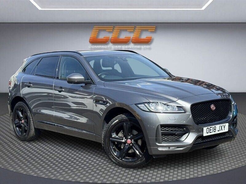 Grey Used 2018 Jaguar F-Pace R-Sport SUV | £13,650 (Fair price) - Image 1/2