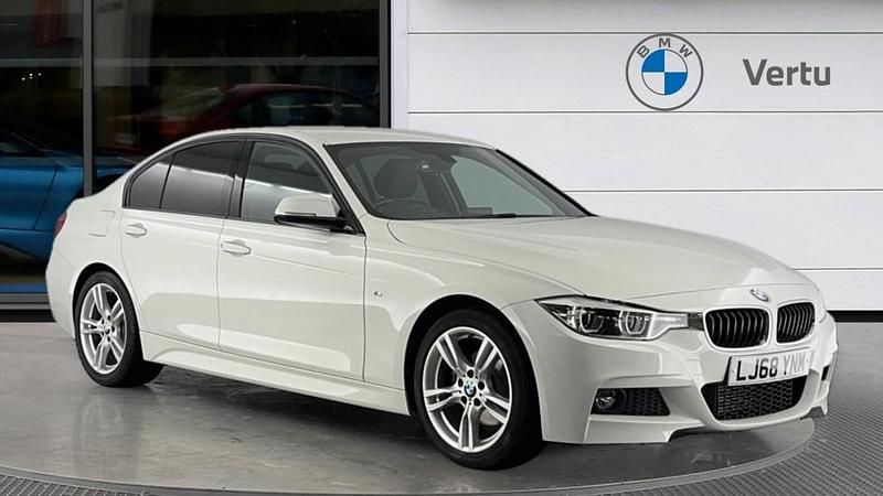 White Used 2018 BMW 320 M Sport Sedan | £17,818 (Good price) - Image 1/4
