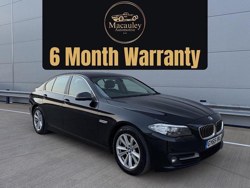 Used BMW 520 2015 Black Sedan