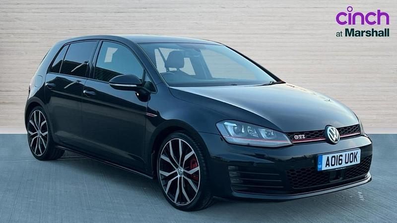 Used VW Golf VII GTI 230 HP (169 kW) 2016 Black Hatchback