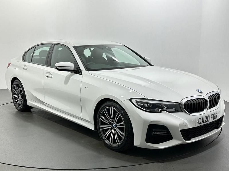 White Used 2020 BMW 320 M Sport Sedan | £21,622 (Fair price) - Image 1/3
