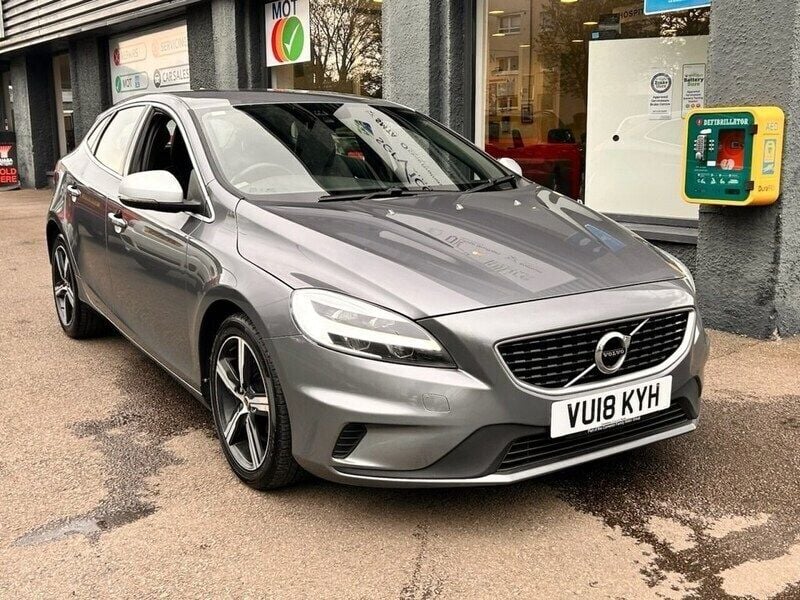 Grey Used 2018 Volvo V40 R-Design Estate | £10,795 (Fair price) - Image 1/4