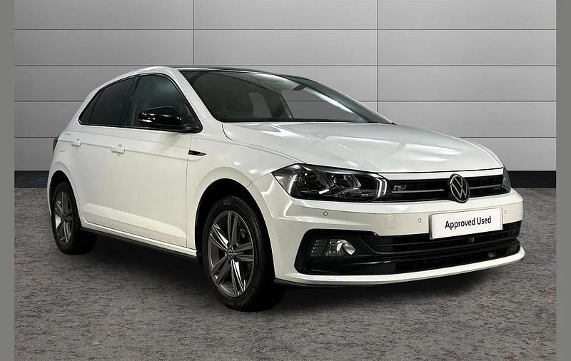 Used VW Polo R-line 95 HP (69 kW) 2021 White Hatchback