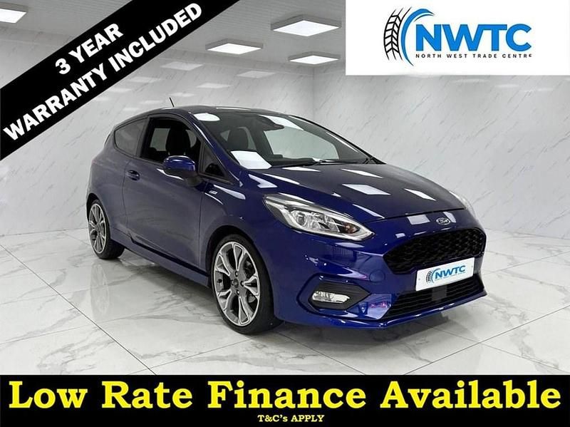 Blue Used 2018 Ford Fiesta ST-Line Hatchback | £7,895 (Fair price) - Image 1/4