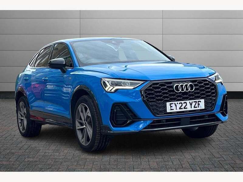 Turbo blue Used 2022 Audi Q3 Black Edition SUV | £29,000 (Fair price) - Image 1/4