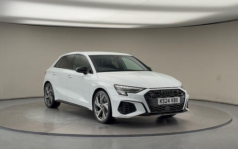 Used Audi S3 Sportback Black Edition 310 HP (228 kW) 2024 Glacier white metallic/glacier white metallic Hatchback