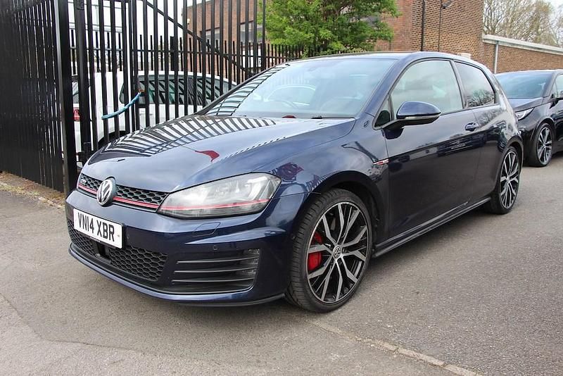 Used VW Golf VII GTI 230 HP (169 kW) 2014 Blue Hatchback