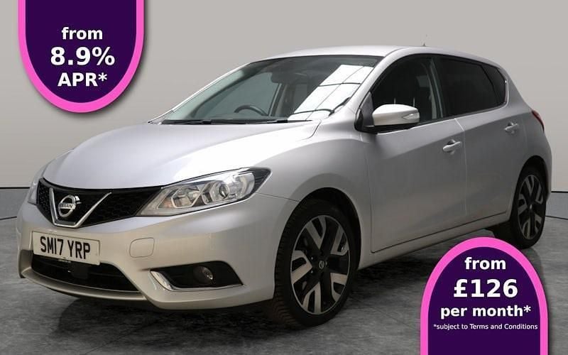 Silver Used 2016 Nissan Pulsar Tekna Hatchback | £8,367 (Fair price) - Image 1/3
