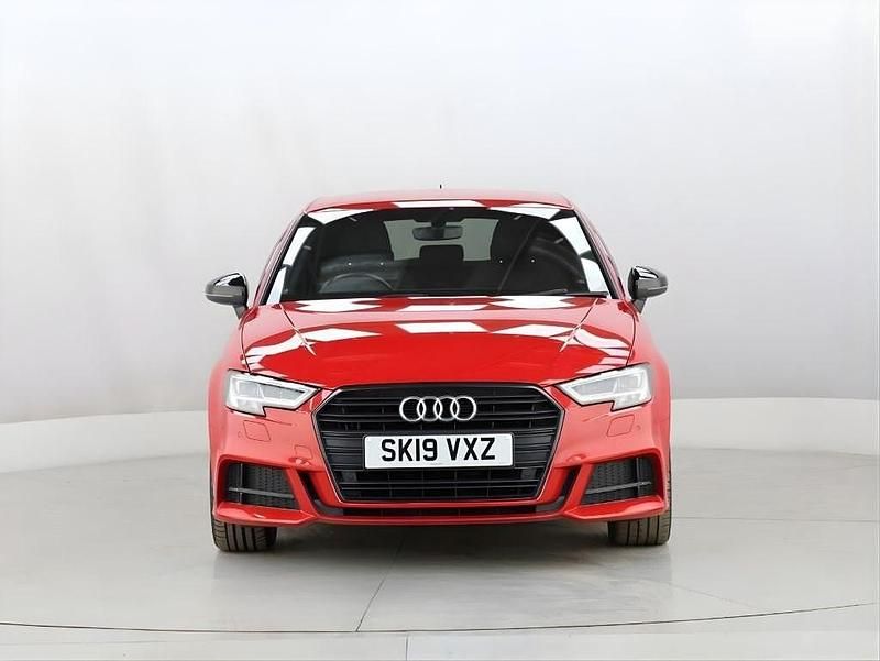 Used Audi A3 Sportback Black Edition 150 HP (110 kW) 2019 Red Hatchback