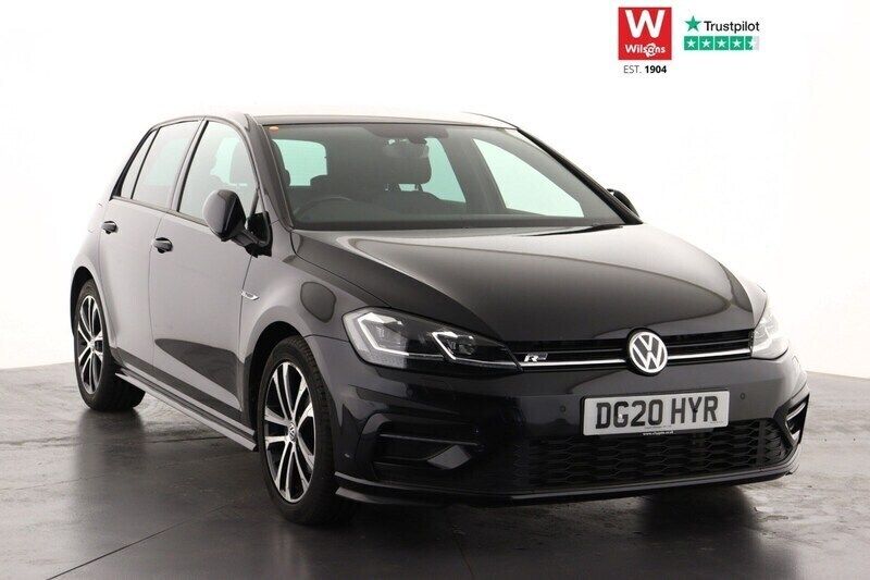 Black Used 2020 VW Golf VII R-line Edition Hatchback | £17,999 (Good price) - Image 1/4