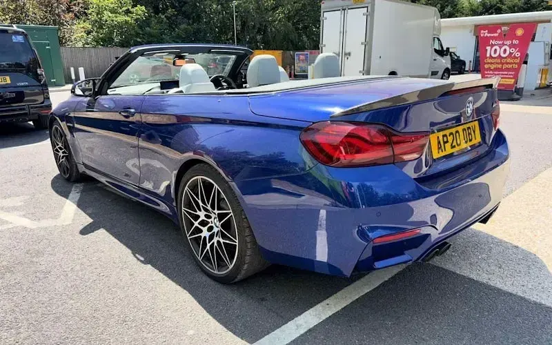 Used BMW M4 Cabriolet Competition Edition 450 HP (330 kW) 2019 Blue Cabriolet