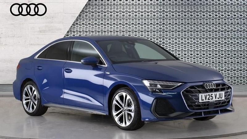 Used Audi A3 S-Line 150 HP (110 kW) 2025 Blue Sedan