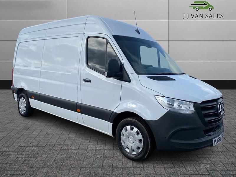 Begagnad Mercedes Sprinter 2019 Vit Van