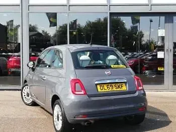 Used Fiat 500 Lounge 69 HP (50 kW) 2019 Grey Hatchback