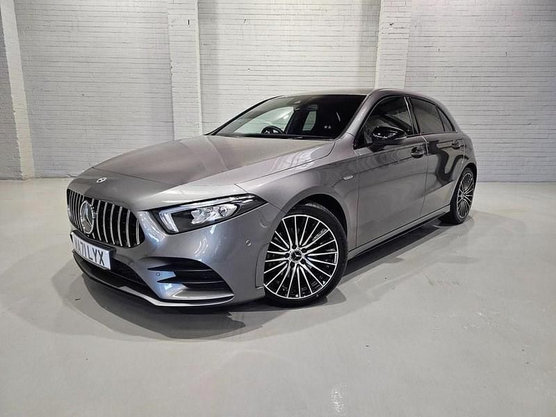 Grey Used 2021 Mercedes A180 AMG line Hatchback | £22,700 (Expensive) - Image 1/4