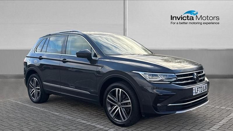 Grey Used 2023 VW Tiguan Elegance SUV | £20,499 (Good price) - Image 1/4