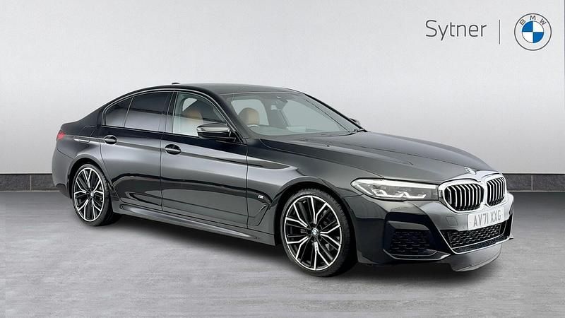 Black Used 2022 BMW 520 M Sport | £26,000 (Good price) - Image 1/4