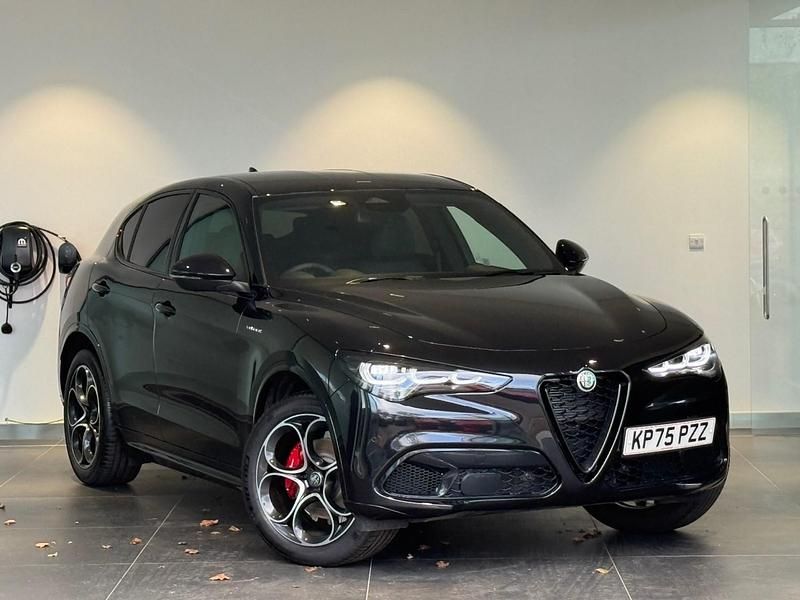 Vulcano black New 2025 Alfa Romeo Stelvio Veloce SUV | £47,998 (Fair price) - Image 1/4