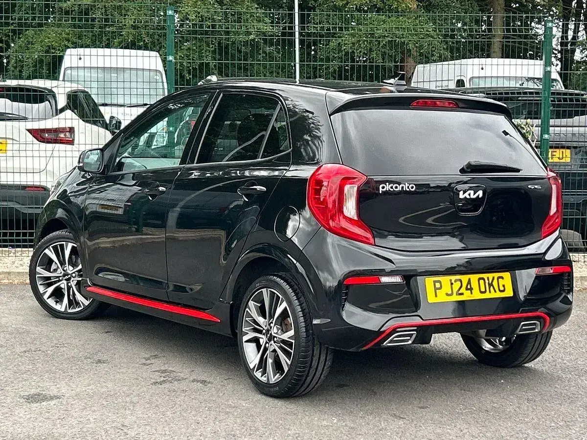 Used Kia Picanto GT-Line 66 HP (48 kW) 2024 Black Hatchback