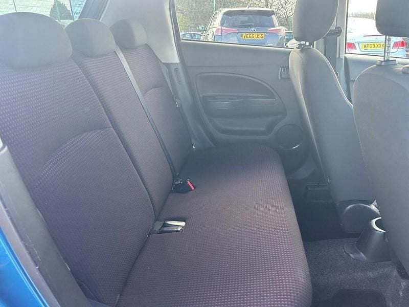 Used Mitsubishi Mirage 2014 Blue Hatchback