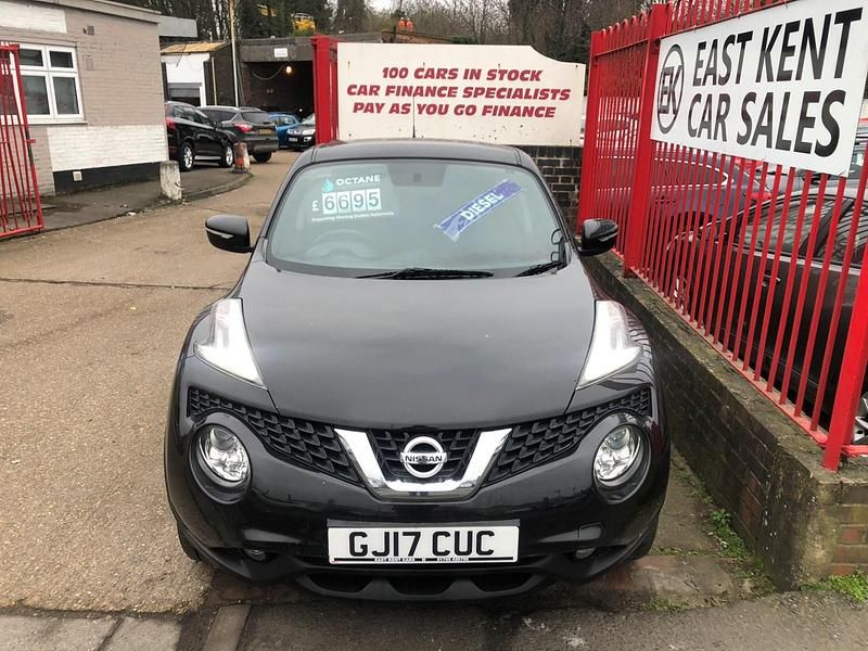Used Nissan Juke Acenta 110 HP (80 kW) 2017 Black SUV