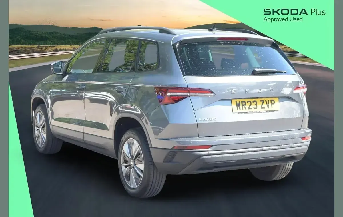 Used Skoda Karoq SE Drive 147 HP (108 kW) 2023 Graphite grey metallic SUV