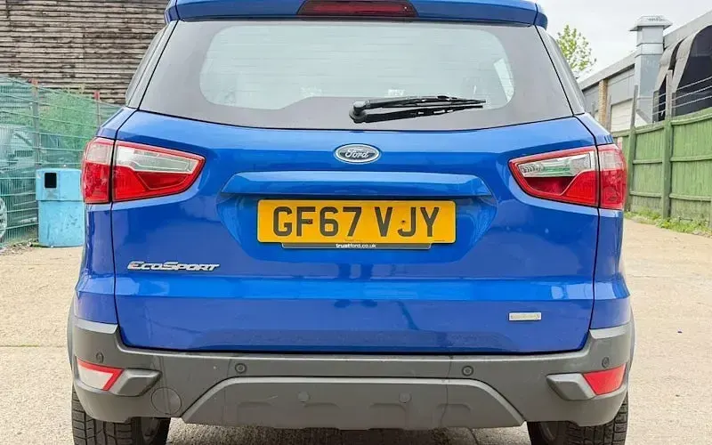 Used Ford Ecosport Zetec 125 HP (91 kW) 2017 Blue SUV