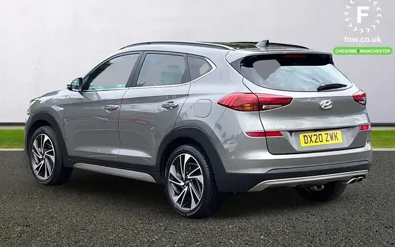 Usado Hyundai Tucson GO! 136 CV (100 kW) 2019 Gris SUV