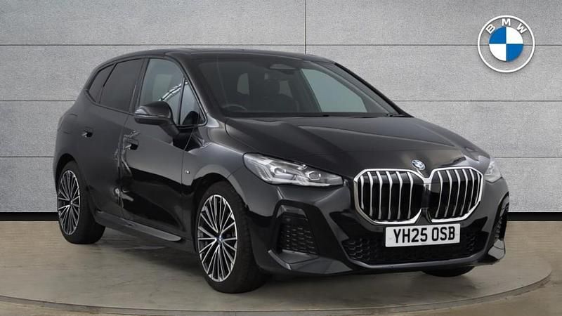 Black Used 2025 BMW 220 Active Tourer M Sport MPV | £27,499 (Fair price) - Image 1/4