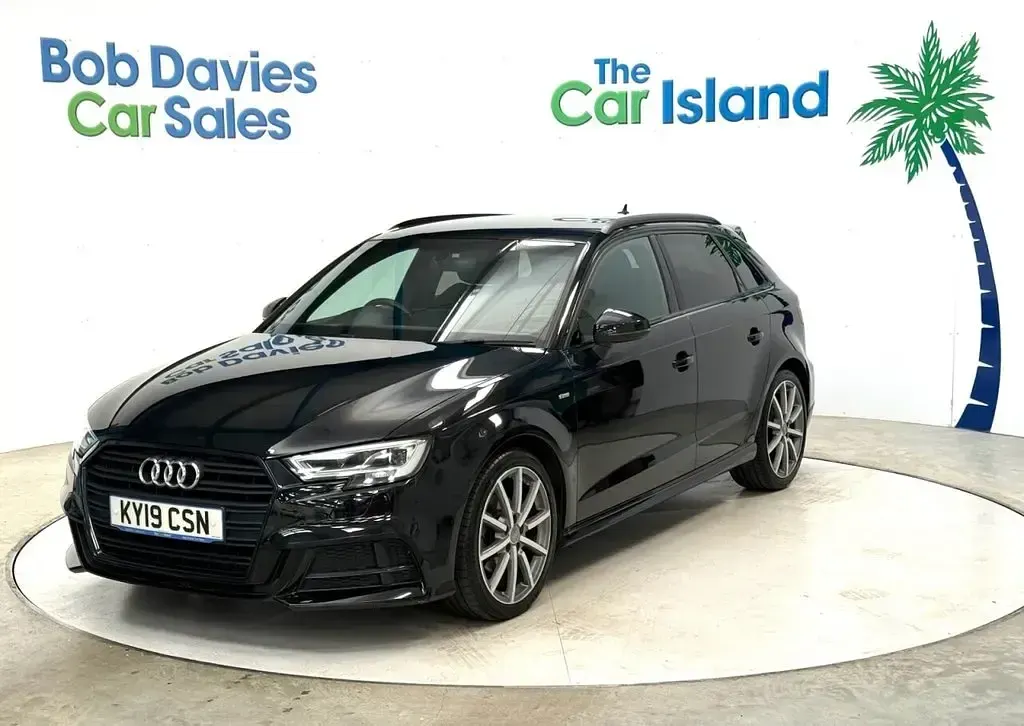 Used Audi A3 Black Edition 150 HP (110 kW) 2019 Black Sedan