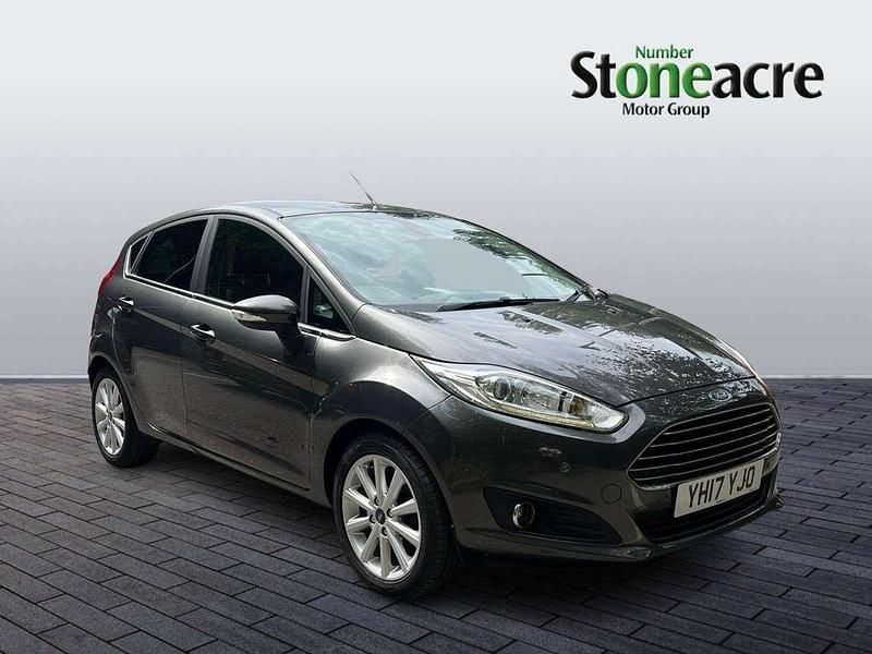 Grey Used 2017 Ford Fiesta Titanium Hatchback | £6,799 (Good price) - Image 1/4