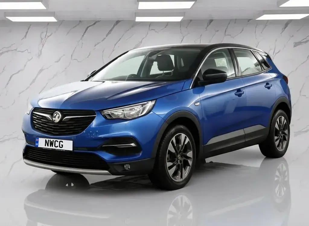 Used Vauxhall Grandland X drive 130 HP (95 kW) 2019 Blue SUV
