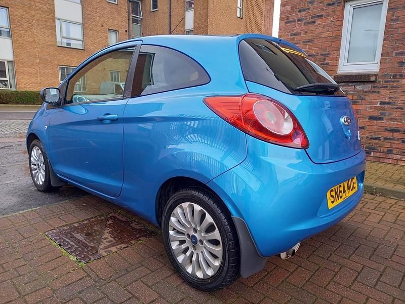Used Ford Ka Zetec 69 HP (50 kW) 2014 Blue Hatchback