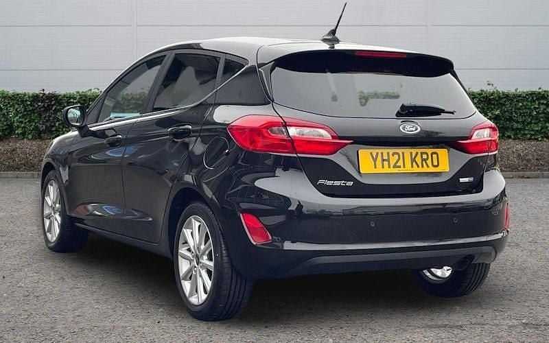 Used Ford Fiesta Titanium 125 HP (91 kW) 2021 Black Hatchback