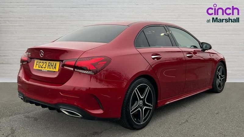 Used Mercedes A200 AMG Line Premium 163 HP (119 kW) 2023 Red Sedan