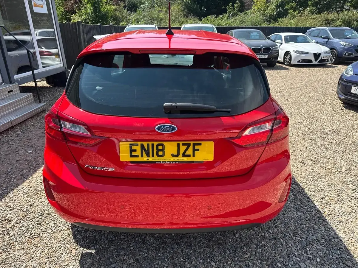 Used Ford Fiesta Zetec 2018 Red Hatchback