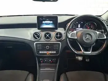 Used Mercedes CLA180 AMG line 122 HP (89 kW) 2019 Black Coupe