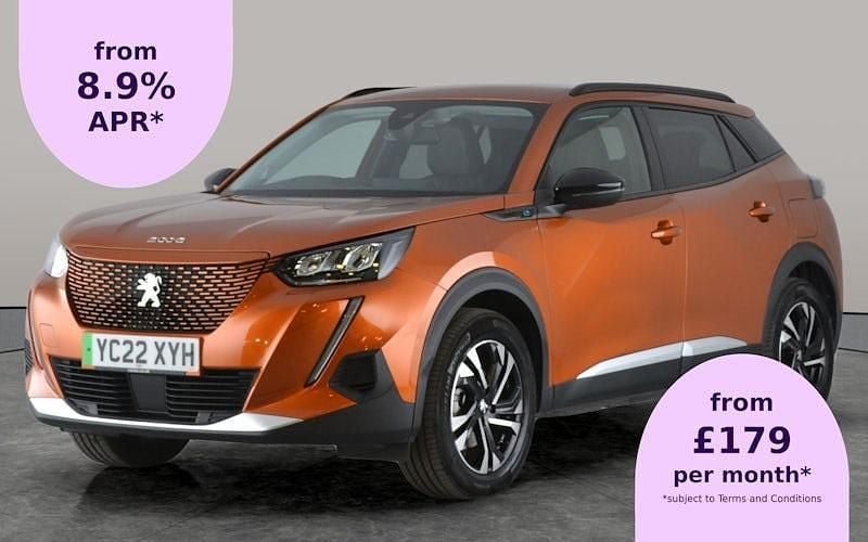 Orange Used 2022 Peugeot e-2008 Allure Premium SUV | £13,213 (Good price) - Image 1/2