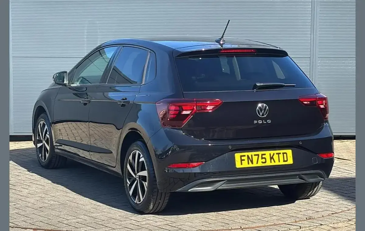 Used VW Polo Match 95 HP (69 kW) 2025 Black Hatchback