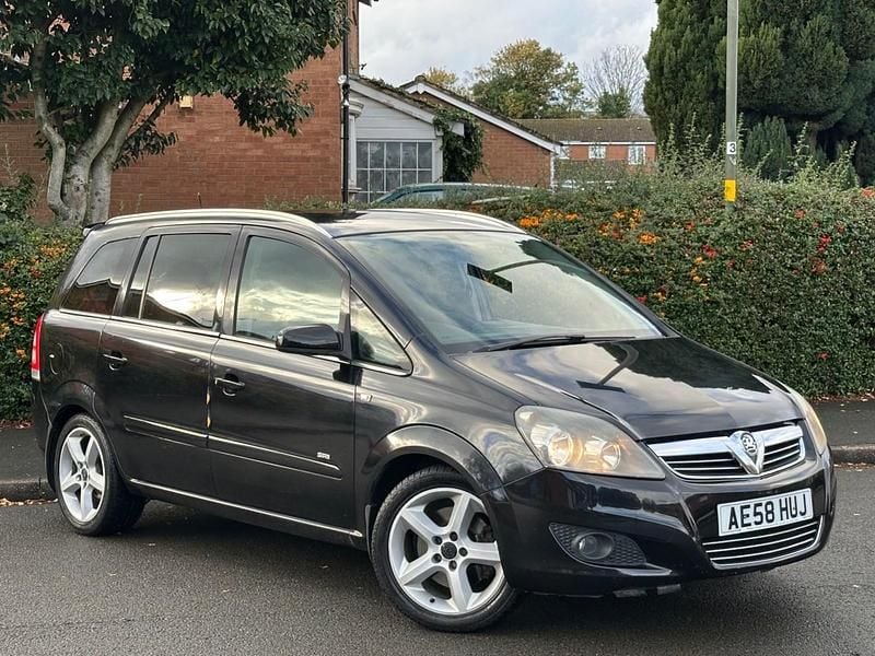 Black Used 2008 Vauxhall Zafira SRi MPV | £1,495 (Super price) - Image 1/4