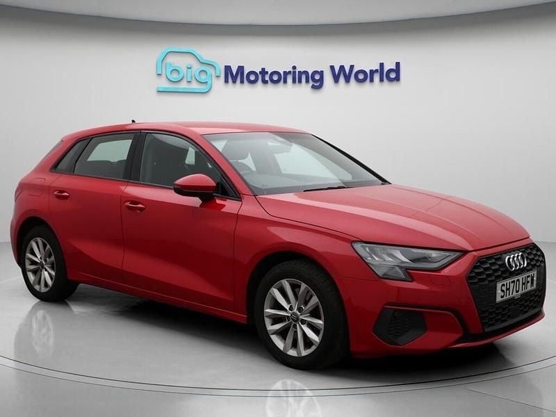 Red Used 2020 Audi A3 Hatchback | £13,579 (Fair price) - Image 1/4