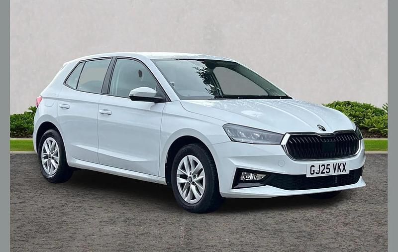 Used Skoda Fabia SE 113 HP (83 kW) 2025 Moon white metallic Hatchback