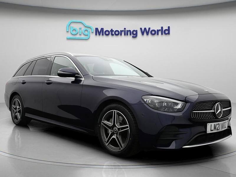 Blue Used 2021 Mercedes E200 AMG line Estate | £24,100 (Good price) - Image 1/4