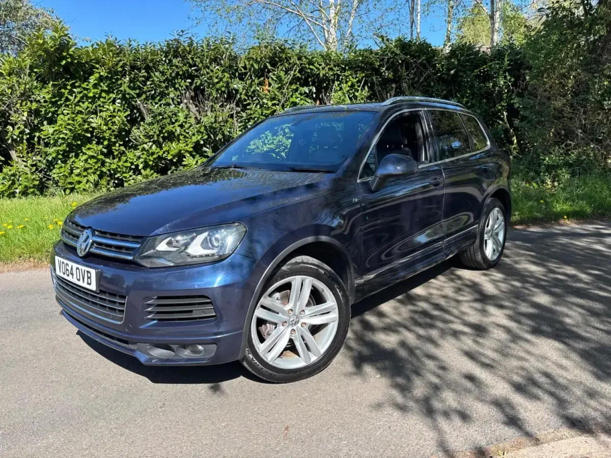 Used VW Touareg R-line 2014 Blue SUV