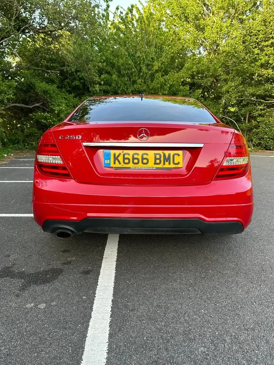 Used Mercedes C250 AMG 2013 Red Coupe
