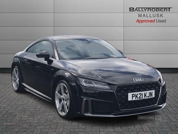 Black Used 2021 Audi TT S-Line Coupe | £25,895 (Fair price) - Image 1/4